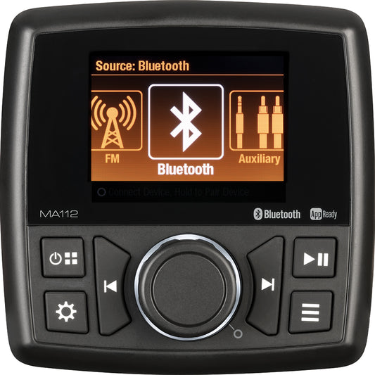 Marine Audio MA112 Stereo - AM/FM/BT - Skoutley Outdoors LLC