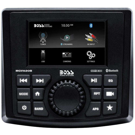 Boss Audio MGV520B Marine Stereo w/AM/FM/BT/USB/Rear Camera - Skoutley Outdoors LLC