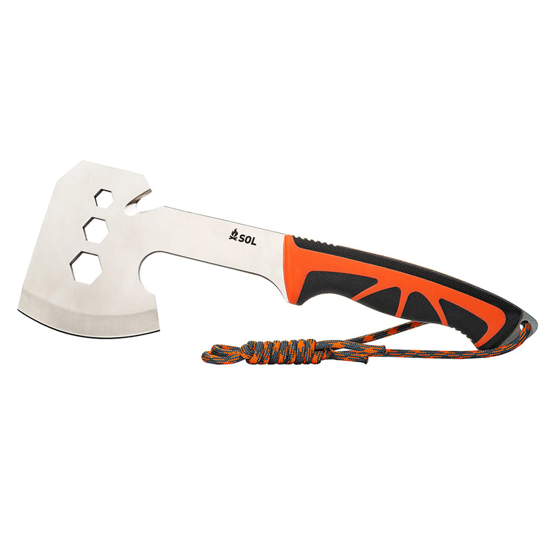Load image into Gallery viewer, S.O.L. Survive Outdoors Longer Stoke Camp Hatchet
