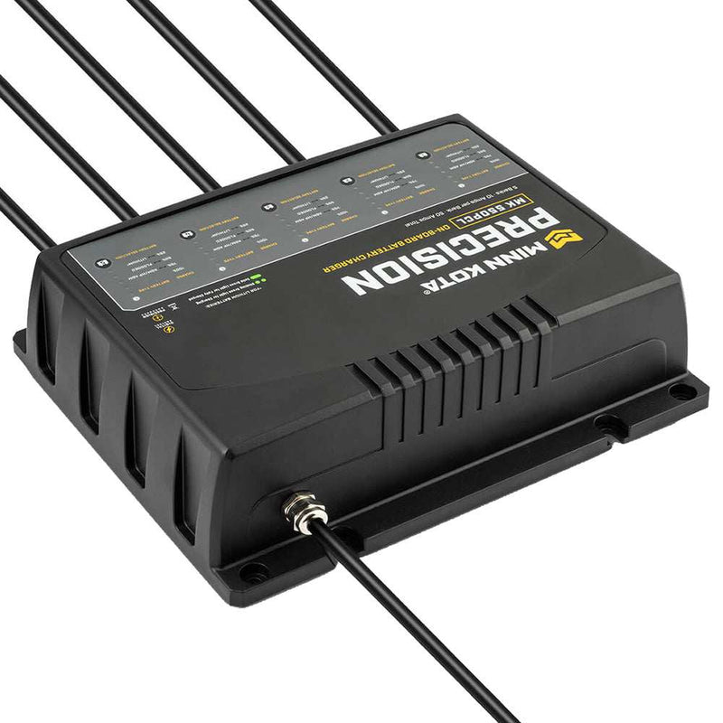 Load image into Gallery viewer, Minn Kota On-Board Precision Charger MK-550 PCL 5 Bank x 10 AMP LI Optimized Charger - Skoutley Outdoors LLC
