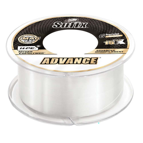 Sufix Advance® Monofilament - 20lb - Clear - 330 yds - Skoutley Outdoors LLC