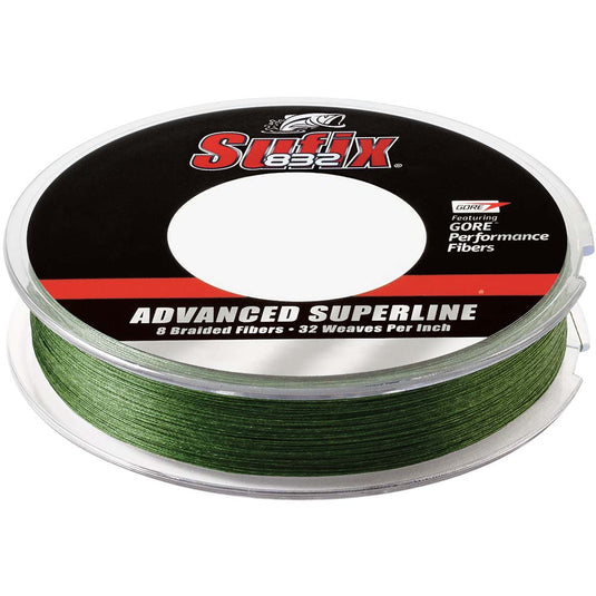 Sufix 832® Advanced Superline® Braid - 30lb - Low-Vis Green - 150 yds - Skoutley Outdoors LLC