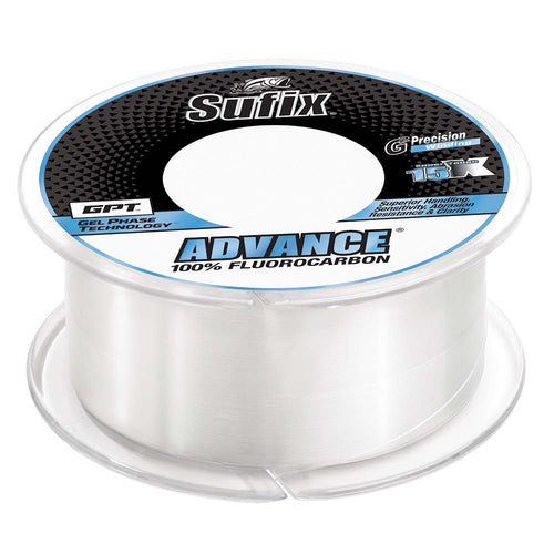 Sufix Advance® Fluorocarbon - 12lb - Clear - 200 yds - Skoutley Outdoors LLC
