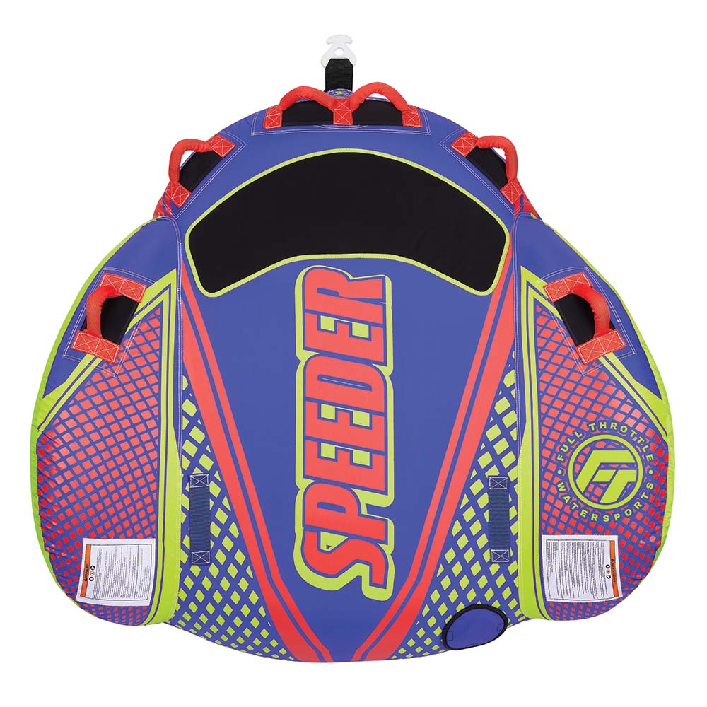 Full Throttle Speeder Towable Tube - 2 Rider - Blue - Skoutley Outdoors LLC