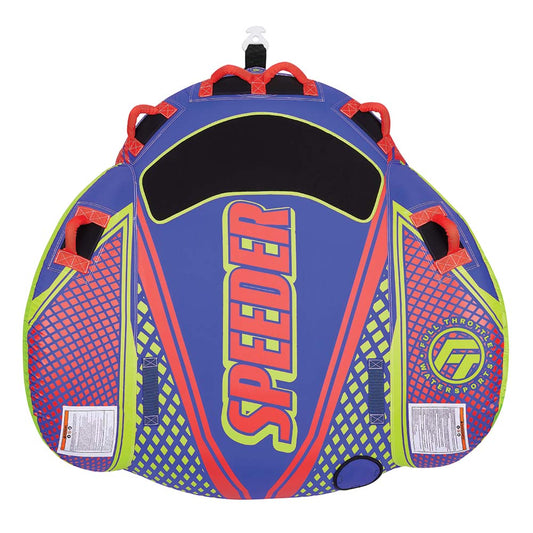 Full Throttle Speeder Towable Tube - 2 Rider - Blue - Skoutley Outdoors LLC