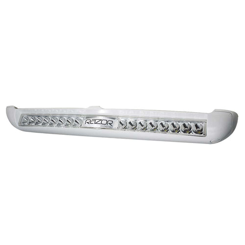Lumitec Razor Light Bar - Spot - White Housing w/Inverted Logo Flush Mount - Skoutley Outdoors LLC