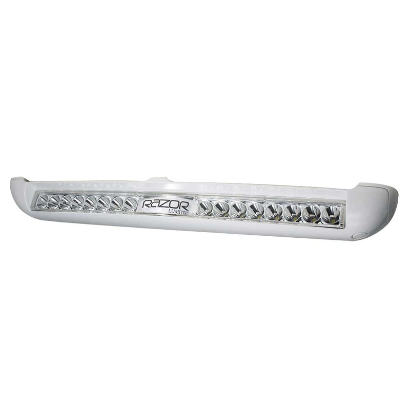Load image into Gallery viewer, Lumitec Razor Light Bar - Spot - White Housing w/Inverted Logo Flush Mount - Skoutley Outdoors LLC
