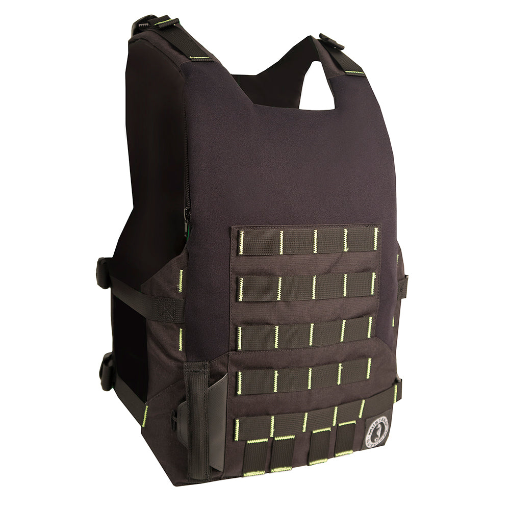 Mustang Rescue Swimmer Vest - Fluorescent Yellow/Green/Black - Manual - Skoutley Outdoors LLC