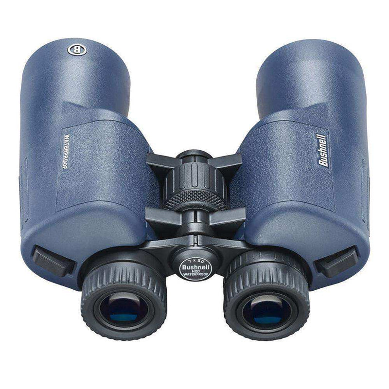 Load image into Gallery viewer, Bushnell 7x50mm H2O Binocular - Dark Blue Porro WP/FP Twist Up Eyecups - Skoutley Outdoors LLC
