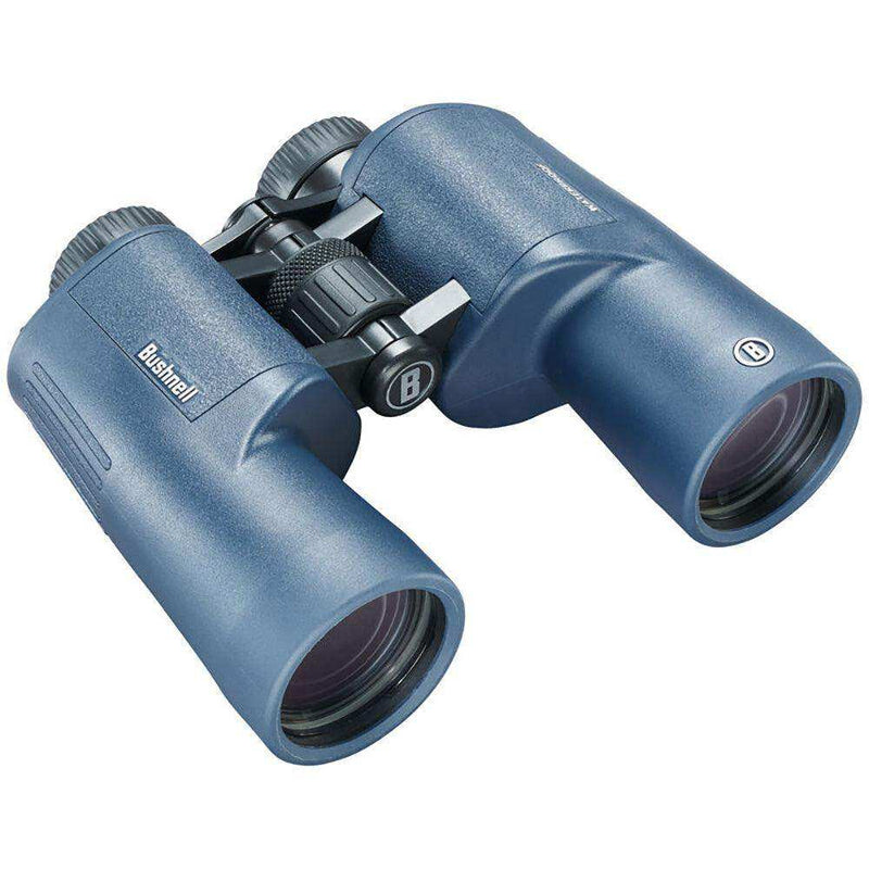 Load image into Gallery viewer, Bushnell 7x50mm H2O Binocular - Dark Blue Porro WP/FP Twist Up Eyecups - Skoutley Outdoors LLC
