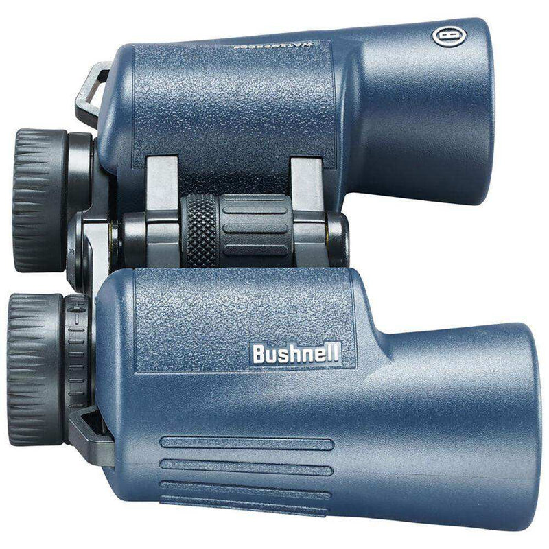 Load image into Gallery viewer, Bushnell 12x42mm H2O Binocular - Dark Blue Porro WP/FP Twist Up Eyecups - Skoutley Outdoors LLC
