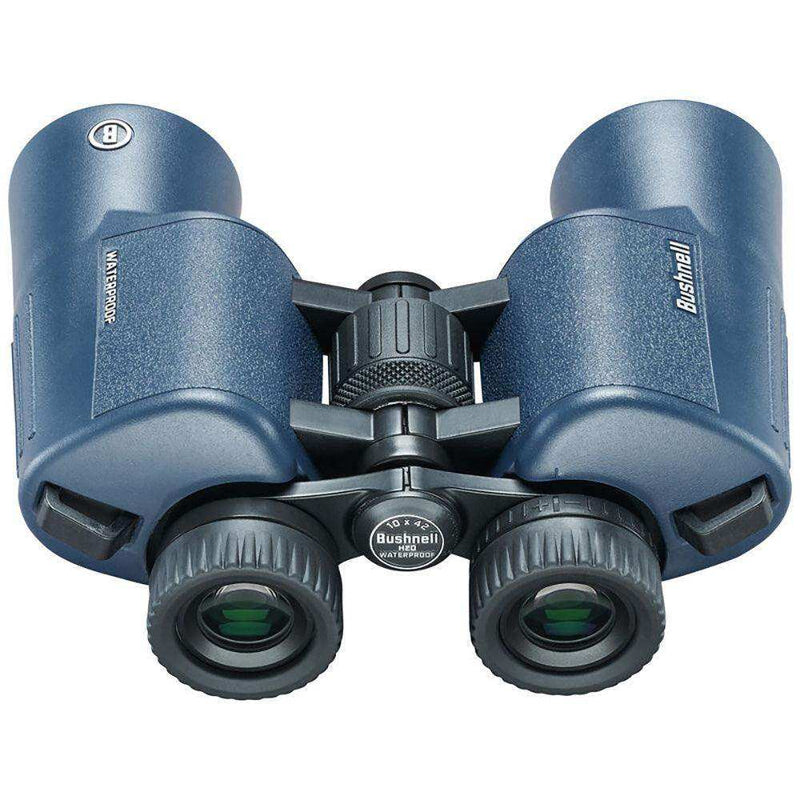 Load image into Gallery viewer, Bushnell 12x42mm H2O Binocular - Dark Blue Porro WP/FP Twist Up Eyecups - Skoutley Outdoors LLC

