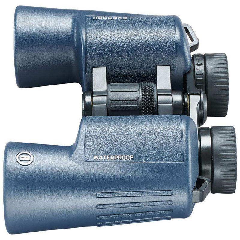 Load image into Gallery viewer, Bushnell 12x42mm H2O Binocular - Dark Blue Porro WP/FP Twist Up Eyecups - Skoutley Outdoors LLC
