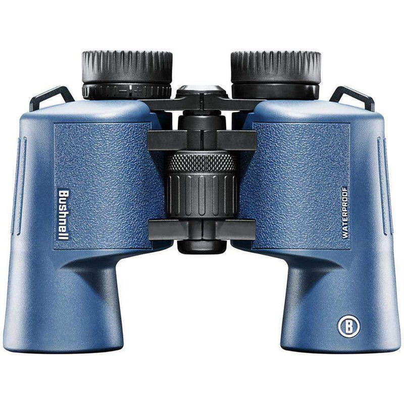 Load image into Gallery viewer, Bushnell 12x42mm H2O Binocular - Dark Blue Porro WP/FP Twist Up Eyecups - Skoutley Outdoors LLC
