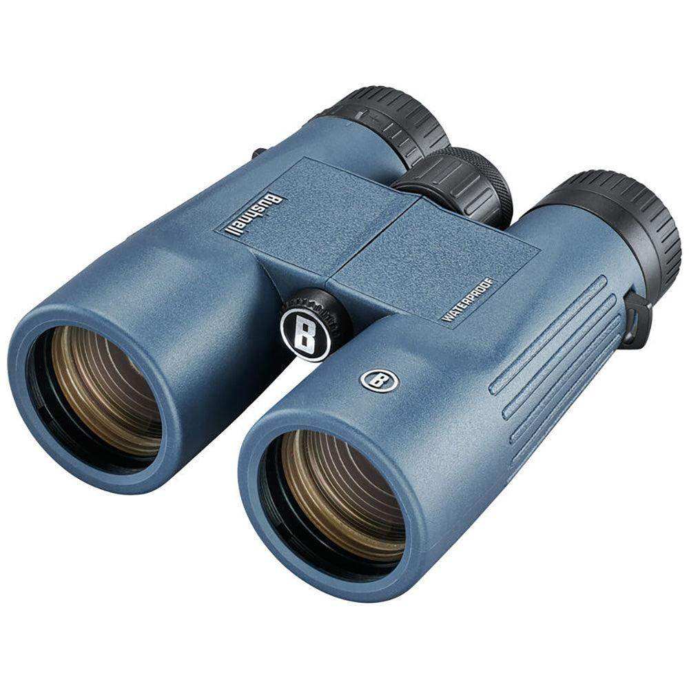 Bushnell 10x42mm H2O Binocular - Dark Blue Roof WP/FP Twist Up Eyecups - Skoutley Outdoors LLC
