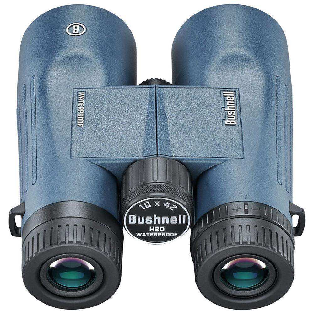 Bushnell 10x42mm H2O Binocular - Dark Blue Roof WP/FP Twist Up Eyecups - Skoutley Outdoors LLC