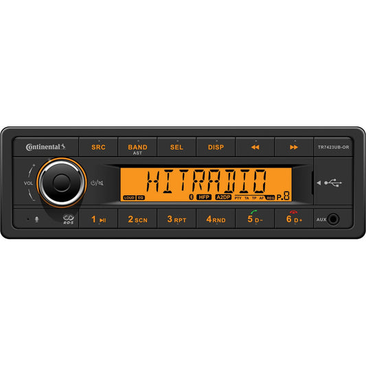 Continental Stereo w/AM/FM/BT/USB - 24V - Skoutley Outdoors LLC