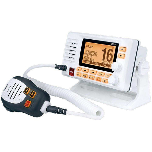 Uniden UM725 Fixed Mount VHF w/GPS & Bluetooth - White - Skoutley Outdoors LLC