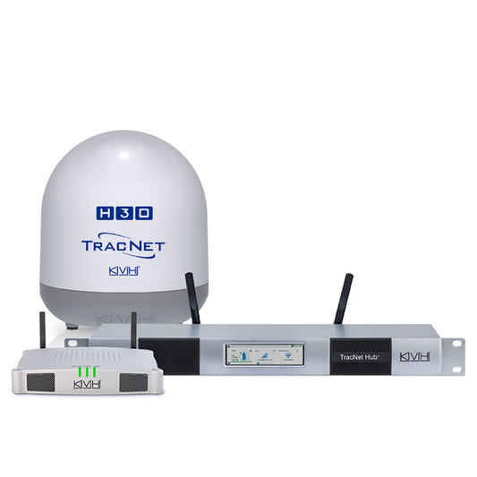 KVH TracNet™ H30 Ku-Band Antenna w/TracNet Hub - Skoutley Outdoors LLC