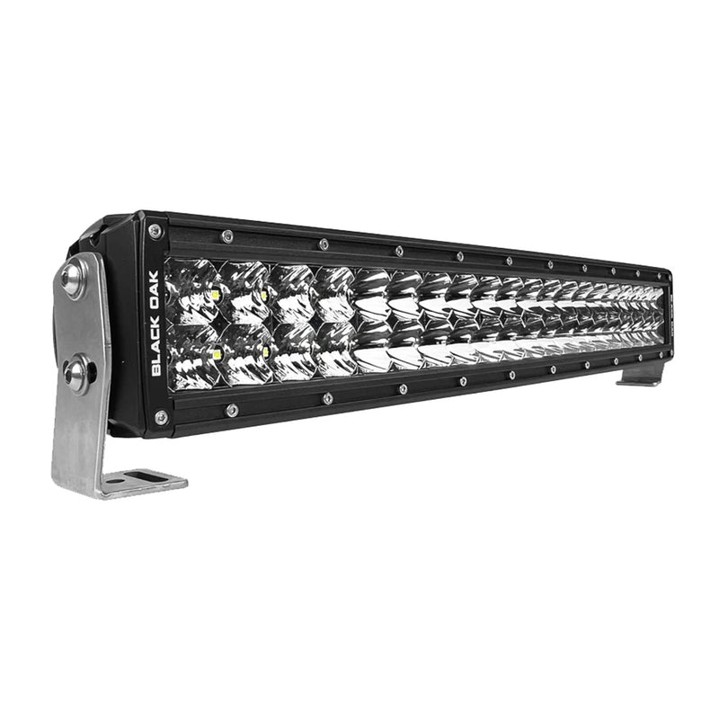 Load image into Gallery viewer, Black Oak Pro Series 3.0 Curved Double Row 20&quot; LED Light Bar - Combo Optics - Black Housing

