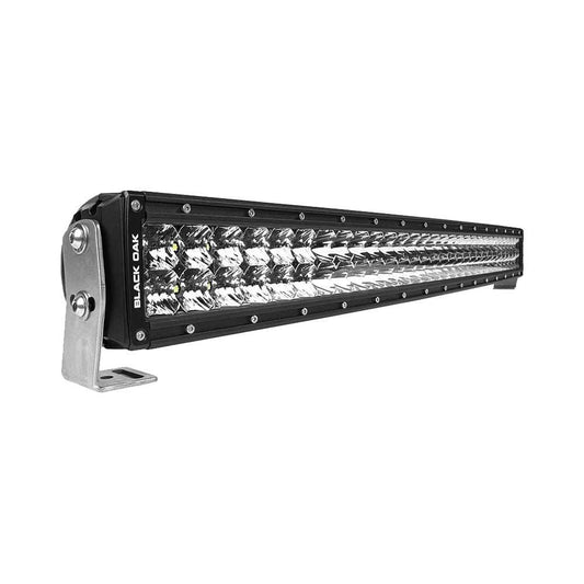 Black Oak Pro Series 3.0 Curved Double Row 30" LED Light Bar - Combo Optics - Black Housing - Skoutley Outdoors LLC