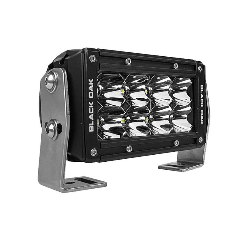 Load image into Gallery viewer, Black Oak Pro Series 3.0 Double Row 4&quot; LED Light Bar - Flood Optics - Black Housing
