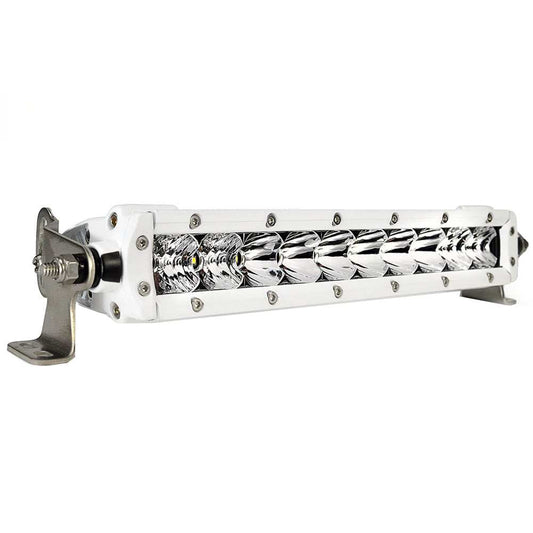 Black Oak Pro Series 3.0 Single Row 10" LED Light Bar - Combo Optics - White Housing - Skoutley Outdoors LLC