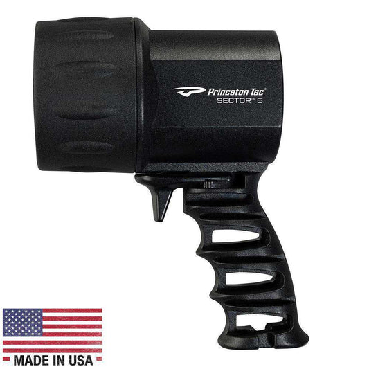 Princeton Tec Sector 5 Spotlight - Black - Skoutley Outdoors LLC