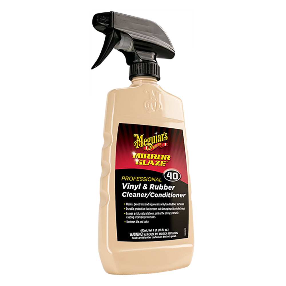 Meguiar's M40 Mirror Glaze Vinyl & Rubber Cleaner & Conditioner - 16oz - Skoutley Outdoors LLC