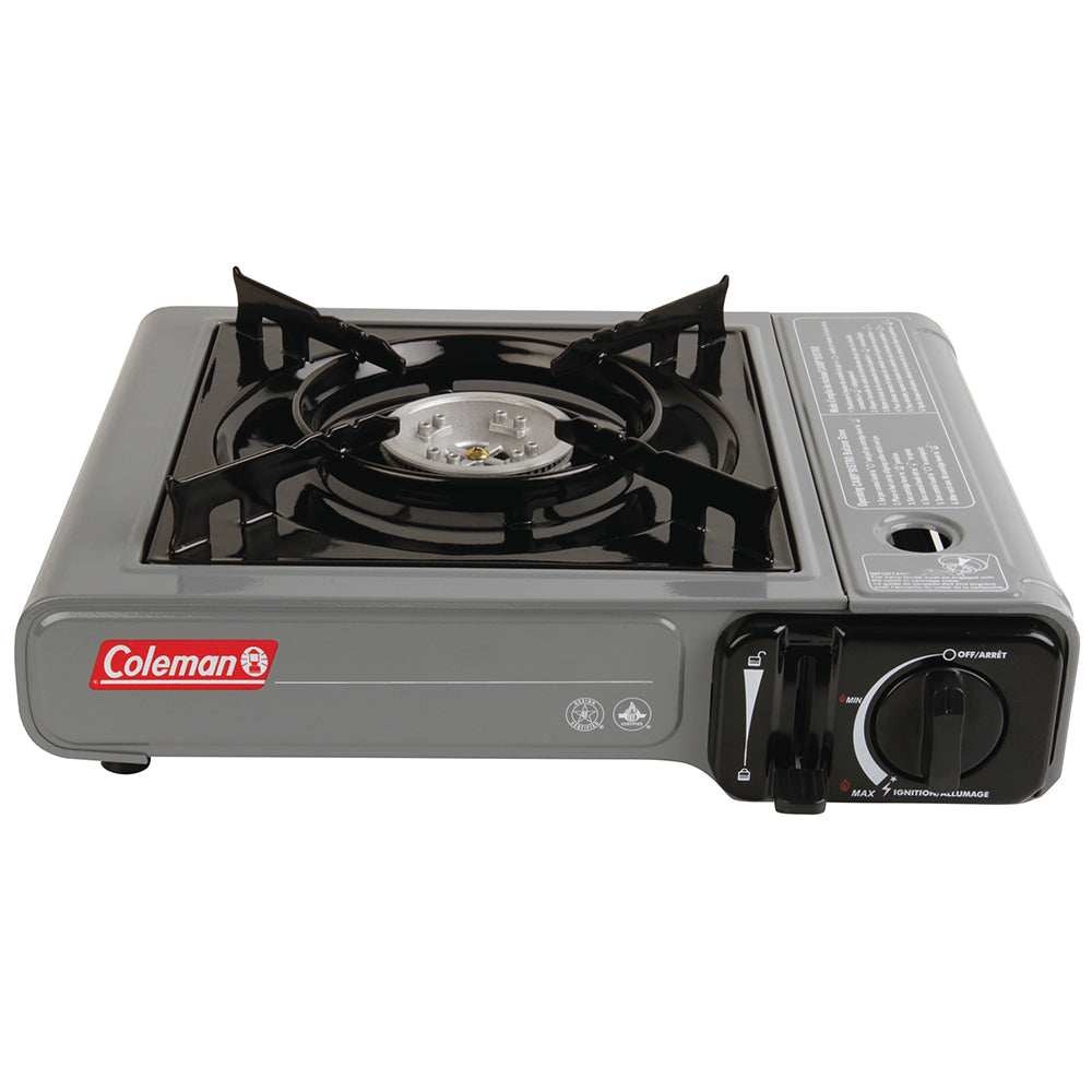 Coleman Table Top 1 Burner Butane Camping Stove - Grey - Skoutley Outdoors LLC