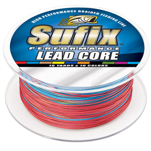 Sufix Performance Lead Core - 15lb - 10-Color Metered - 200 yds - Skoutley Outdoors LLC