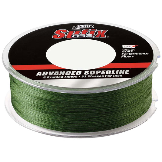 Sufix 832 Braid - 40lb - Low-Vis Green - 600 yds - Skoutley Outdoors LLC