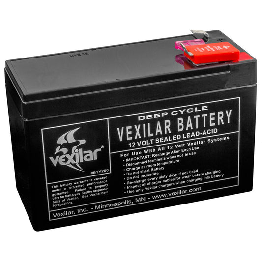 Vexilar 12V/9 AMP Lead-Acid Battery - Skoutley Outdoors LLC