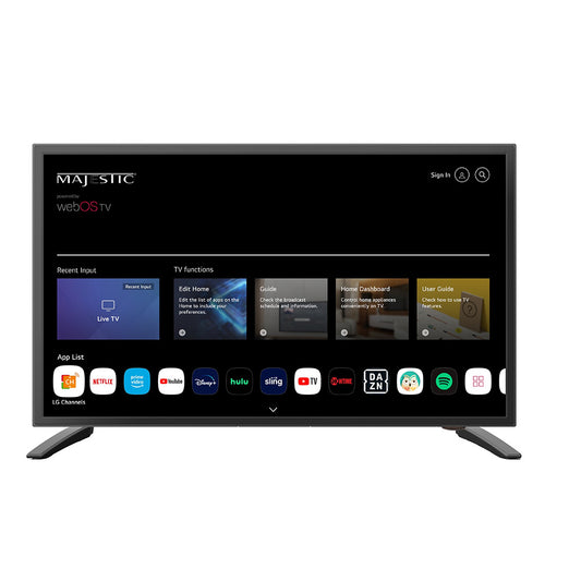 Majestic 22" 12V Smart LED TV WebOS, Mirror Cast & Bluetooth - North America Only - Skoutley Outdoors LLC