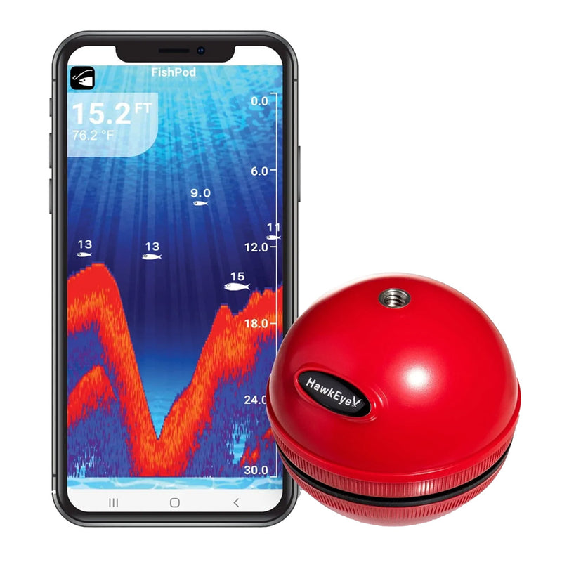 Load image into Gallery viewer, HawkEye FishPod® 5X Bluetooth Fishfinder - Skoutley Outdoors LLC
