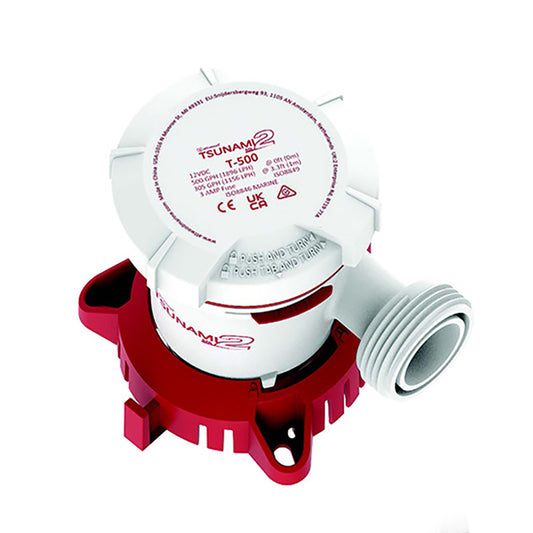 Attwood Tsunami MK2 Manual Bilge Pump - T500 - 500 GPH & 12V - Skoutley Outdoors LLC