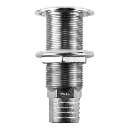 Attwood Stainless Steel Scupper Valve Barbed - 1-1/2" Hose Size - Skoutley Outdoors LLC