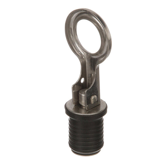 Attwood Snap-Handle Stainless Steel Drain Plug - 1" Diameter - Skoutley Outdoors LLC