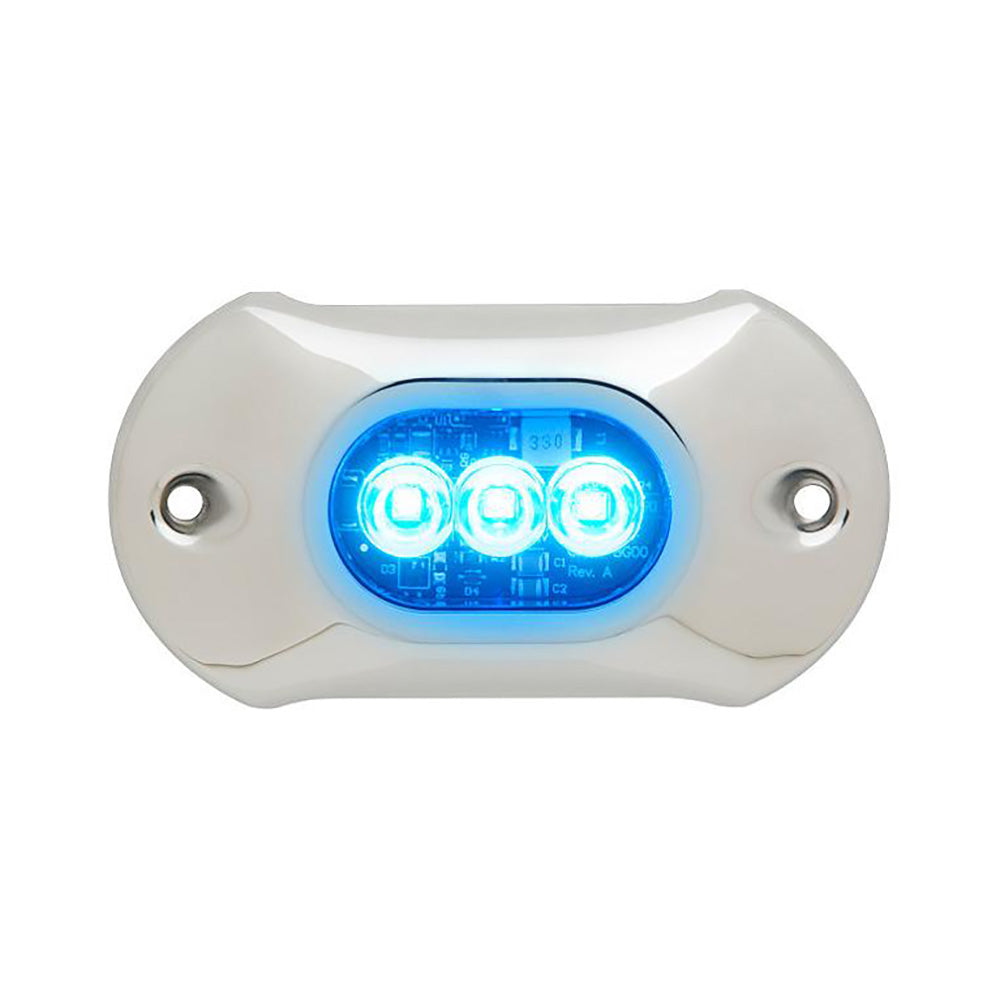 Attwood LightArmor HPX Underwater Light - 3 LED & Blue - Skoutley Outdoors LLC