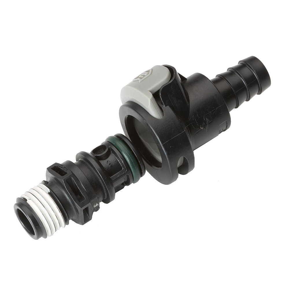 Attwood Universal Sprayless Connector - Male & Female - Skoutley Outdoors LLC