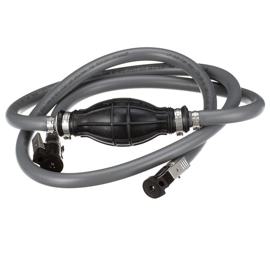 Attwood Johnson/Evinrude Fuel Line Kit - 3/8" Diameter x 6' Length (No Tank Fitting) - Skoutley Outdoors LLC