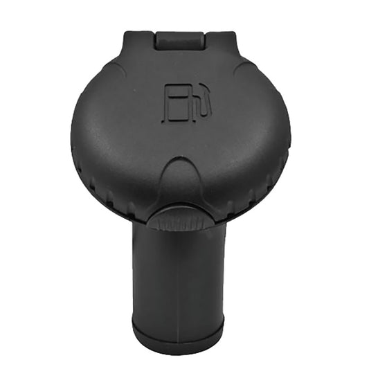 Attwood Deck Fill f/Carbon Canister System - Angled Body & Scalloped Black Plastic Cap - Skoutley Outdoors LLC