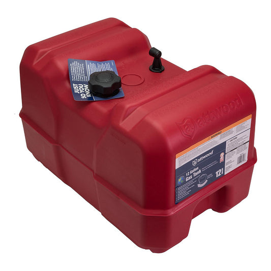 Attwood Portable Fuel Tank - 12 Gallon w/o Gauge - Skoutley Outdoors LLC