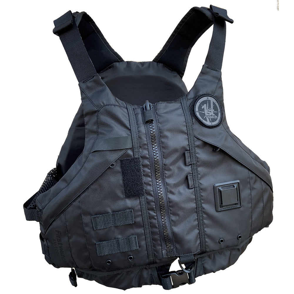 First Watch AV-1000 Kayak Style Duty PFD - Black - M/L - Skoutley Outdoors LLC