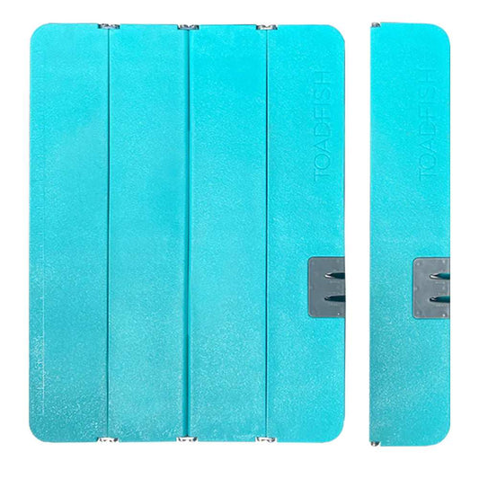 Toadfish Stowaway Folding Cutting Board w/Built-In Knife Sharpener - Teal - Skoutley Outdoors LLC