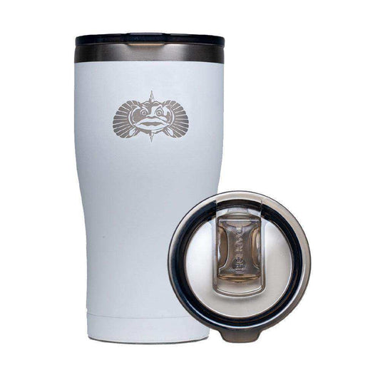Toadfish Non-Tipping 20oz Tumbler - White - Skoutley Outdoors LLC