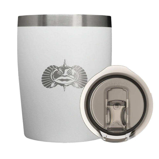 Toadfish Non-Tipping 10oz Rocks Tumbler - White - Skoutley Outdoors LLC