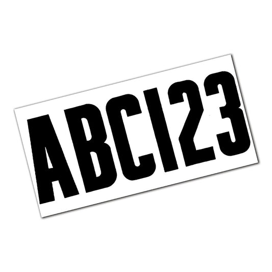 Attwood Letter & Number Kit - Black - Skoutley Outdoors LLC