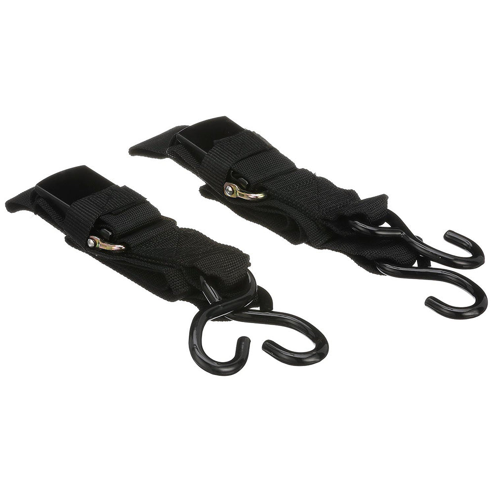 Attwood Quick-Release Transom Tie-Down Straps 2" x 4' Pair - Skoutley Outdoors LLC