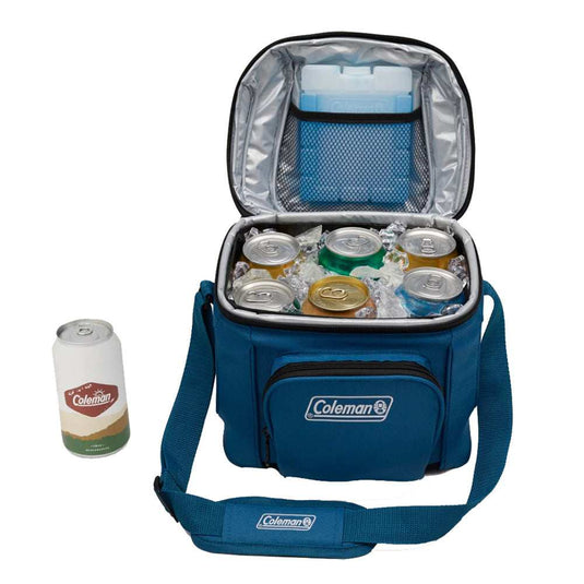 Coleman CHILLER™ 9-Can Soft-Sided Portable Cooler - Deep Ocean - Skoutley Outdoors LLC